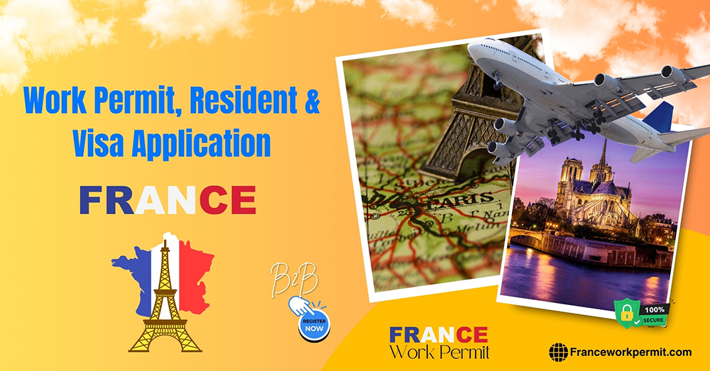 France Work Permit Visa & Business Resident Visa Requirements for Angolan Citizens